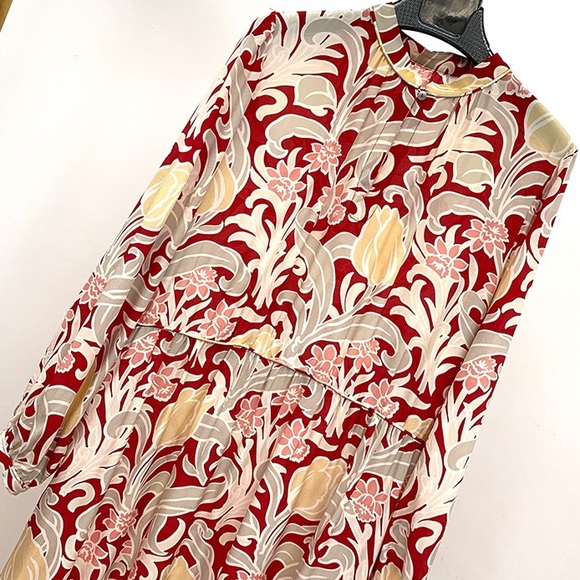 NEW🔥Vanessa Bruno Athe Floral Silk maxi Dress - Picture 9 of 16